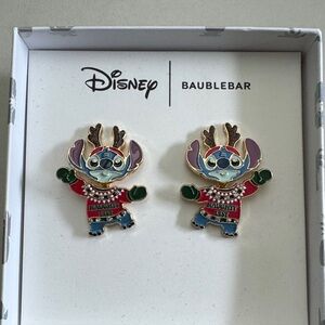 BaubleBar Disney Stitch Festive Earrings